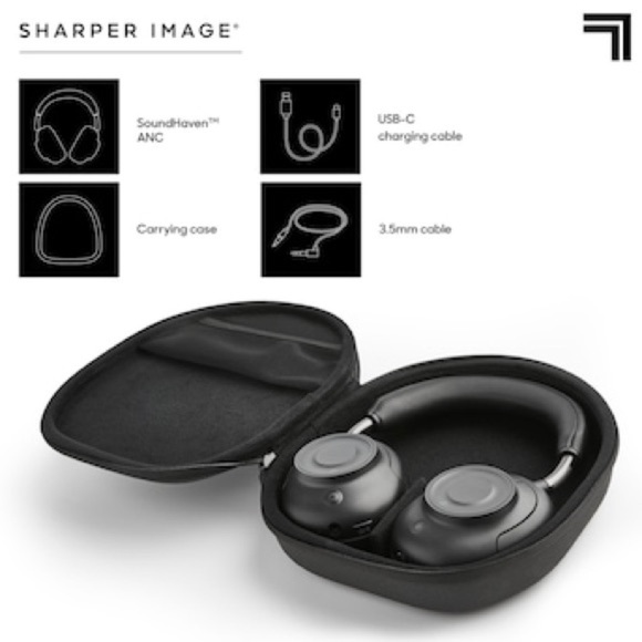 Sharper Image Earbud Wireless Noise Canceling Headphones - Picture 7 of 14